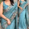 Matka Silk cutwork saree