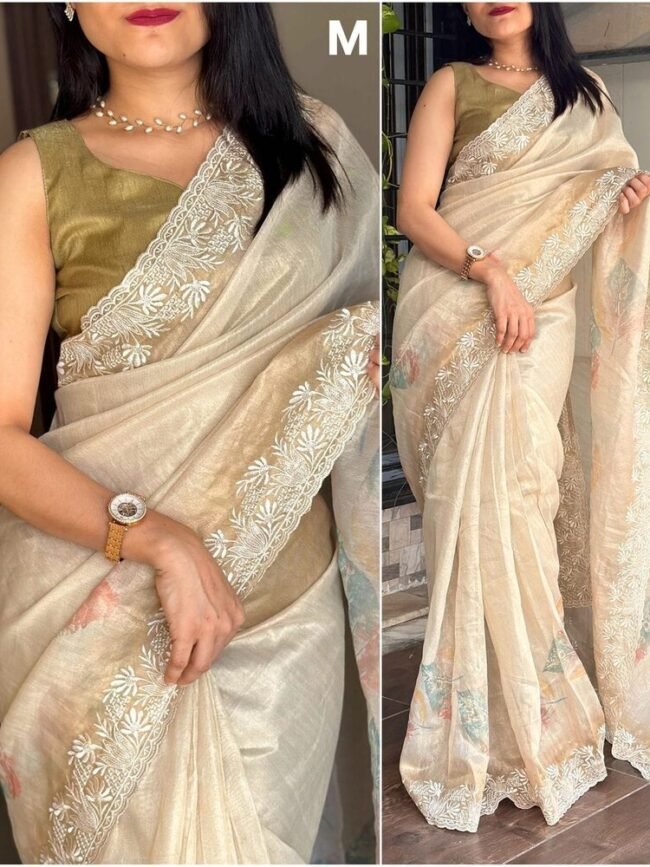 Rich culture organza saree