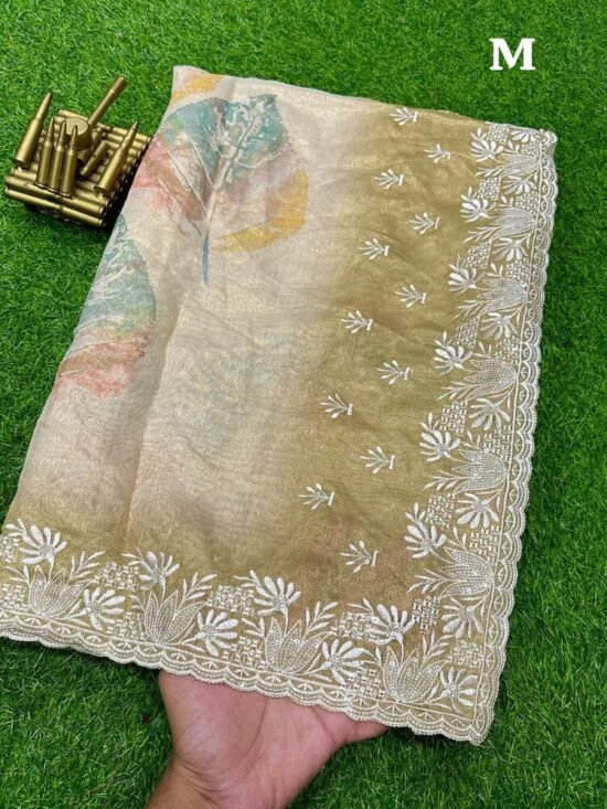 Rich culture organza saree