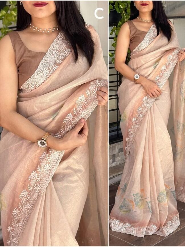 Rich culture organza saree