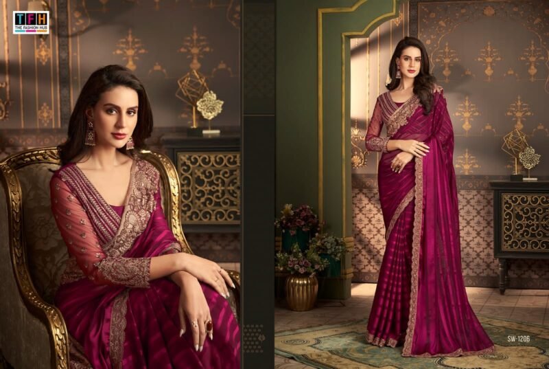 Premium Sartin Pattern Silk - Image 3