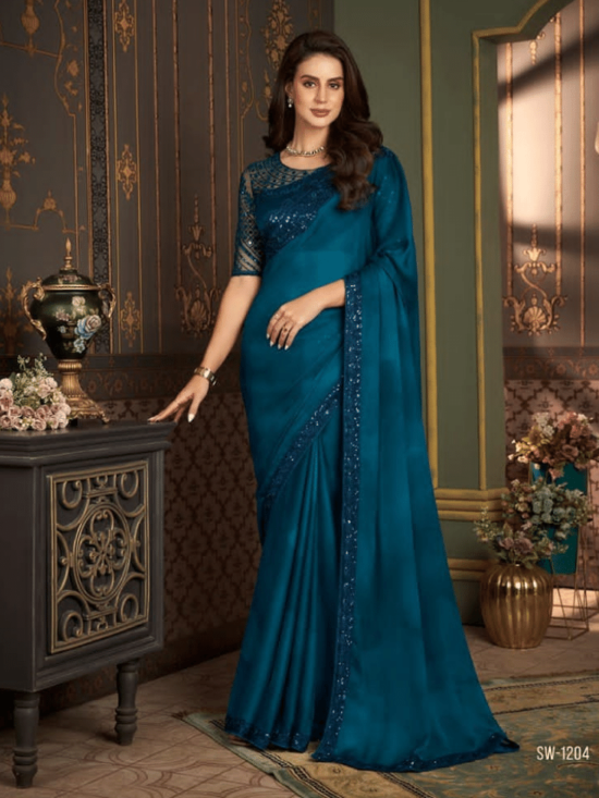 Shaded Silver Chiffon
