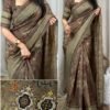 kalamkari sarees on cotton silk