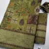 kalamkari sarees on cotton silk