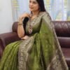 Awesome Soft linen saree