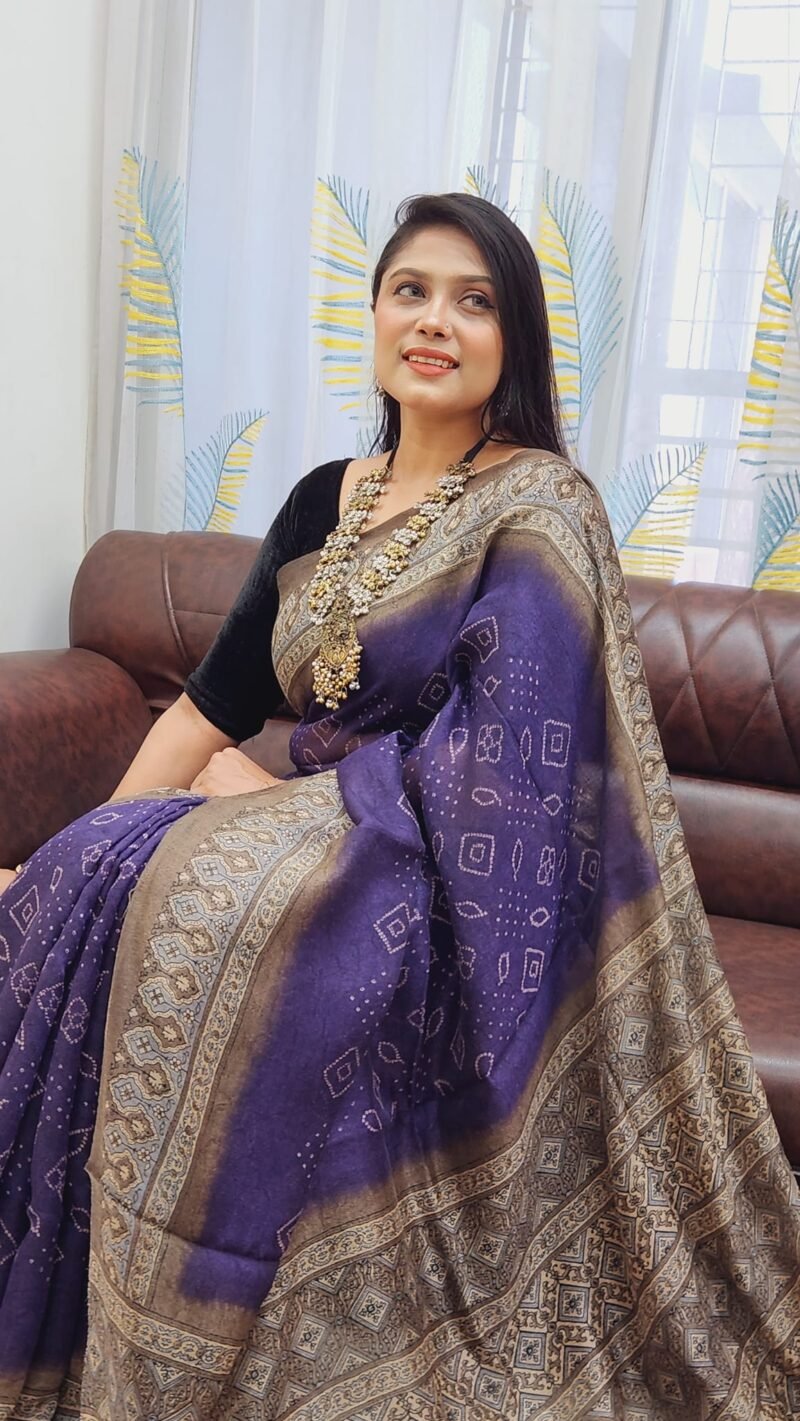Awesome Soft linen saree