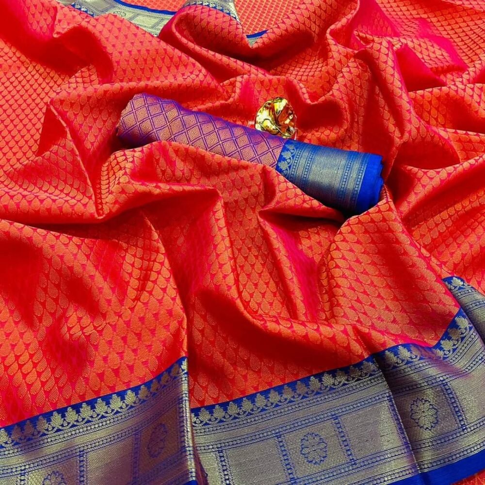 Beautiful South Indian Silk Katan Saree