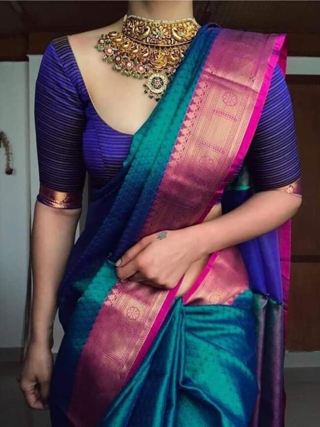 Beautiful South Indian Silk Katan Saree