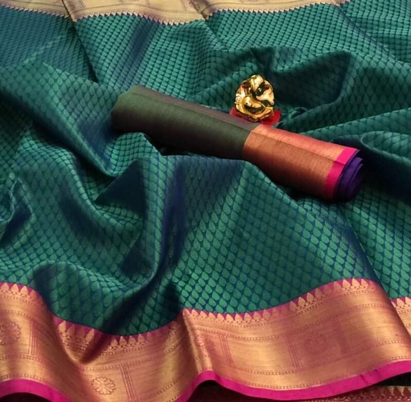 Beautiful South Indian Silk Katan Saree