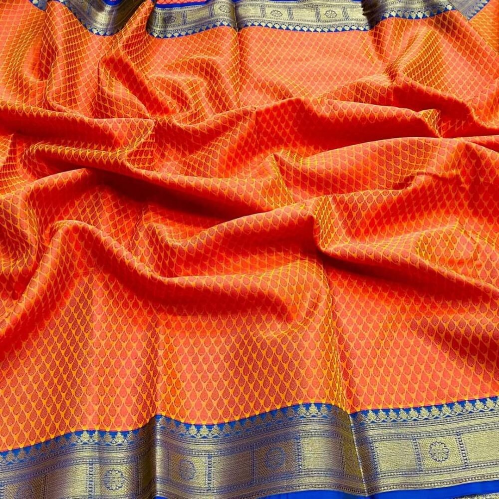 Beautiful South Indian Silk Katan Saree