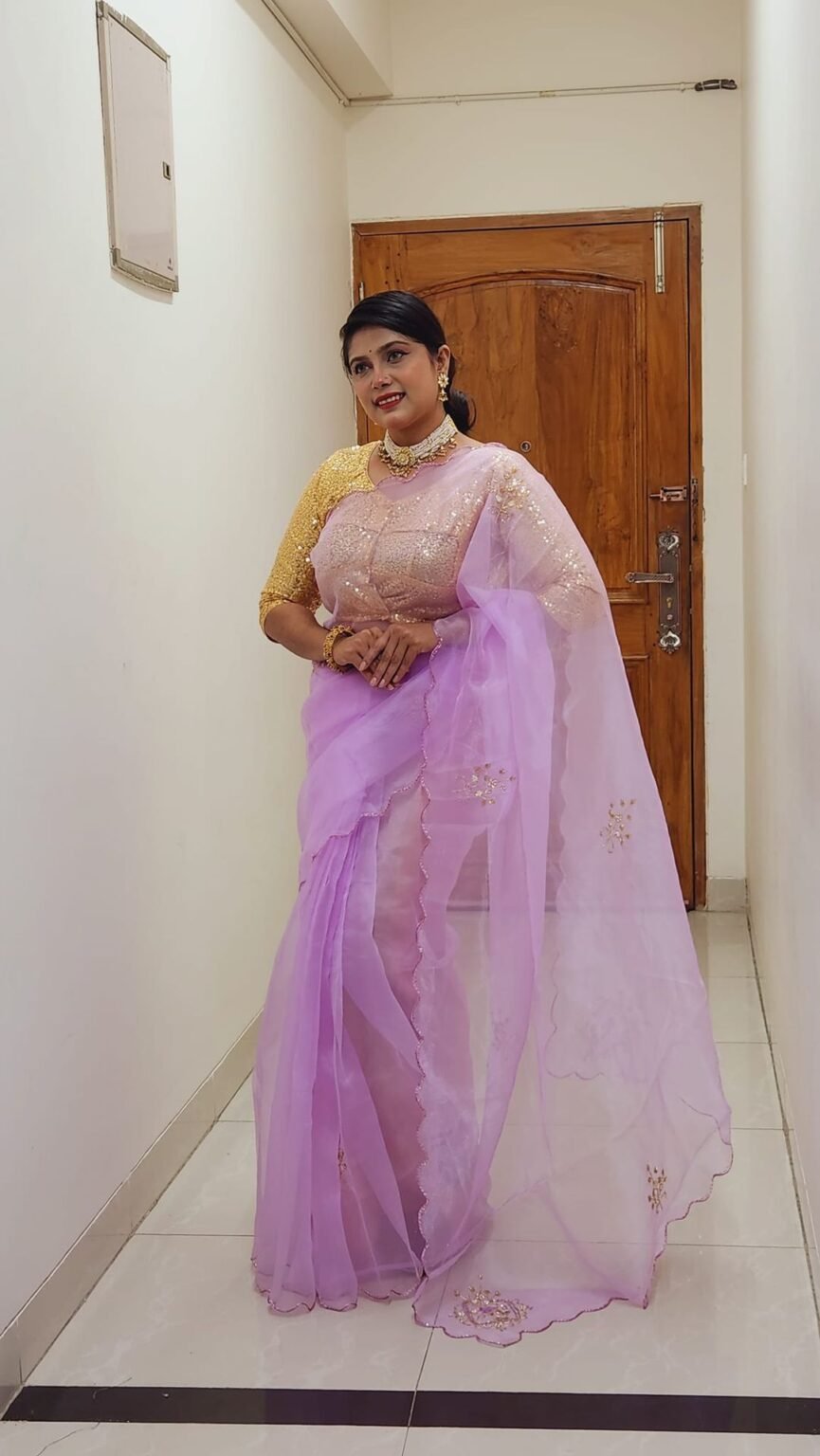 Beautiful organza Saree