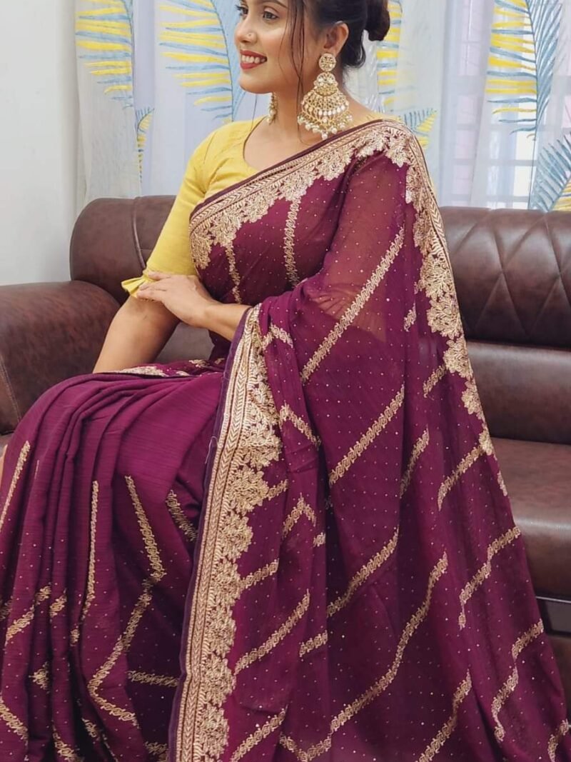 Balucur Chiffon Saree