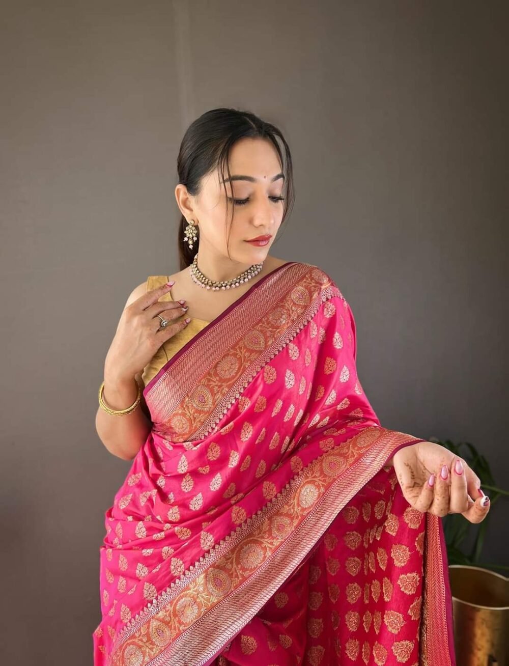 Premium South Indian Silk Katan Saree