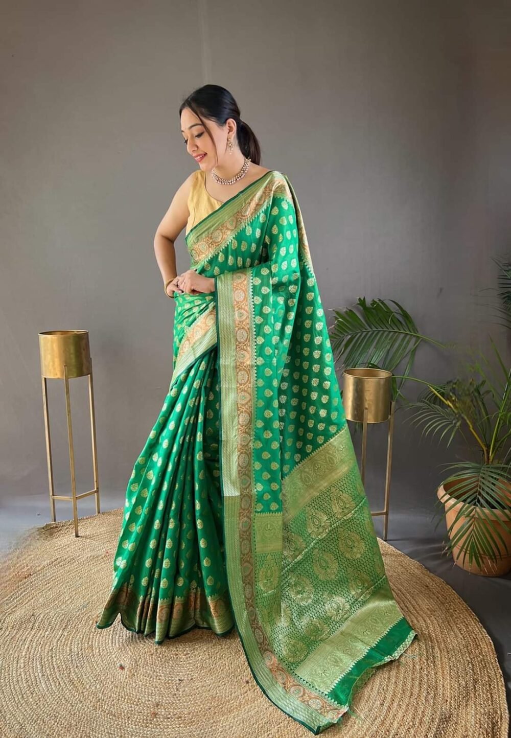 Premium South Indian Silk Katan Saree