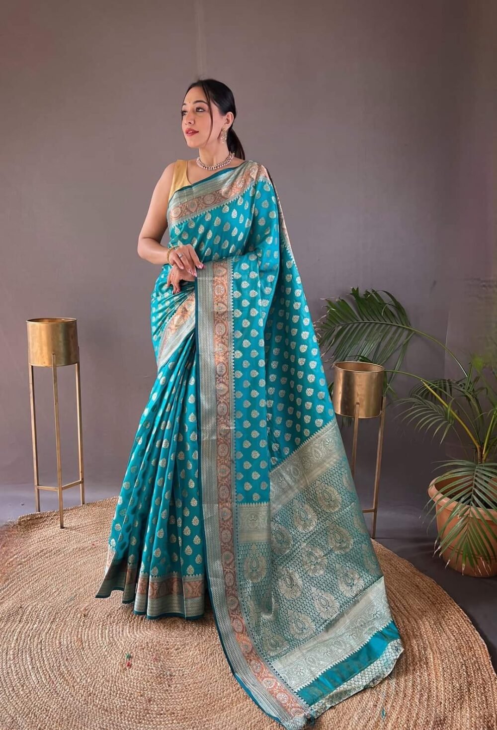 Premium South Indian Silk Katan Saree