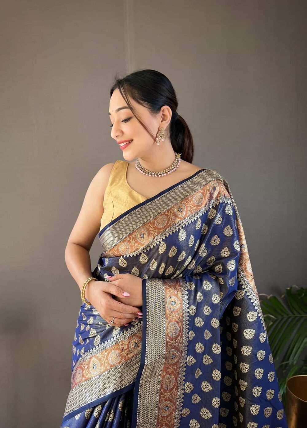 Premium South Indian Silk Katan Saree