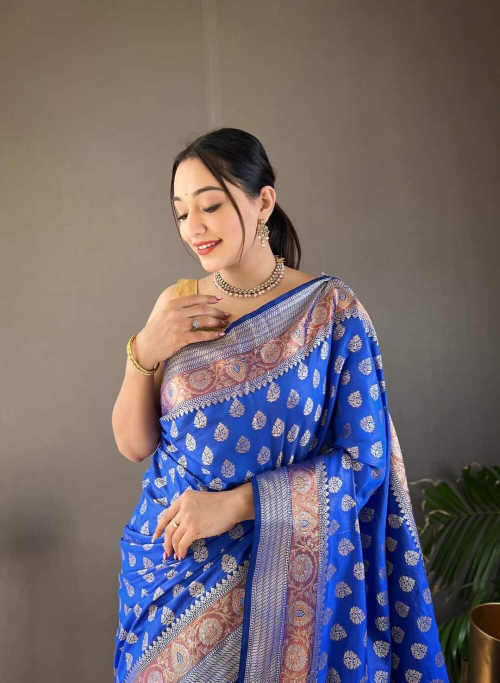 Premium South Indian Silk Katan Saree