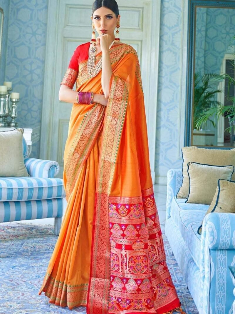 Pretty Kanjivaram Katan Saree