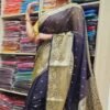 Pretty Khadi Georgette Katan Saree