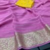 Pure Viscose Georgette Saree