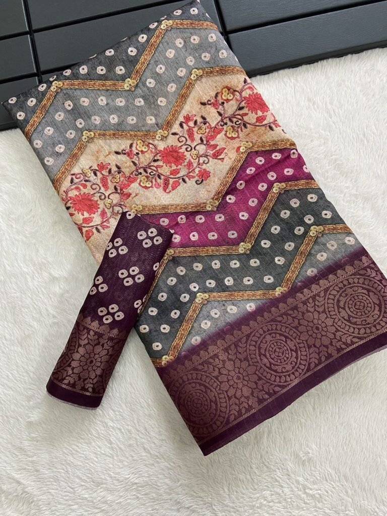 Trendy Tussar silk