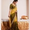 Dual tone Chiffon saree