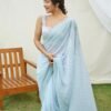 Super Soft Refined Fox Georgette Silk Saree