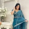 Pure soft zimmy choo silk saree