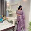 Pure soft zimmy choo silk saree