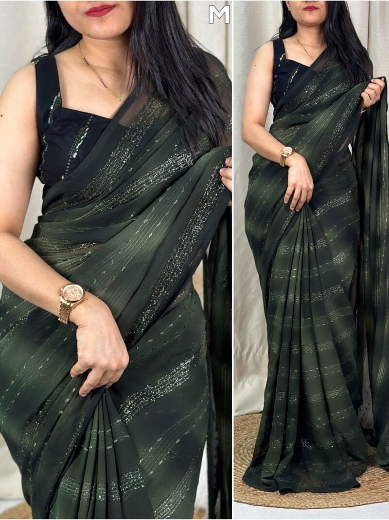 Blooming Georgette Saree