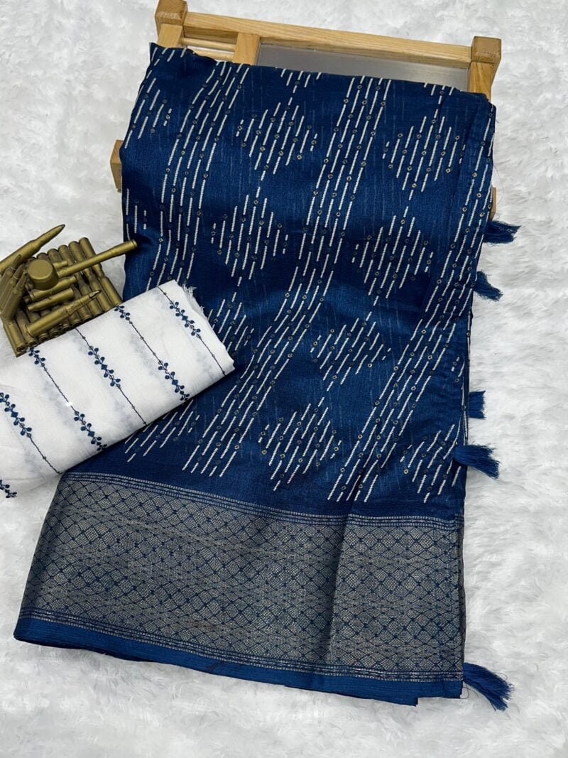 Muslin cotton Saree