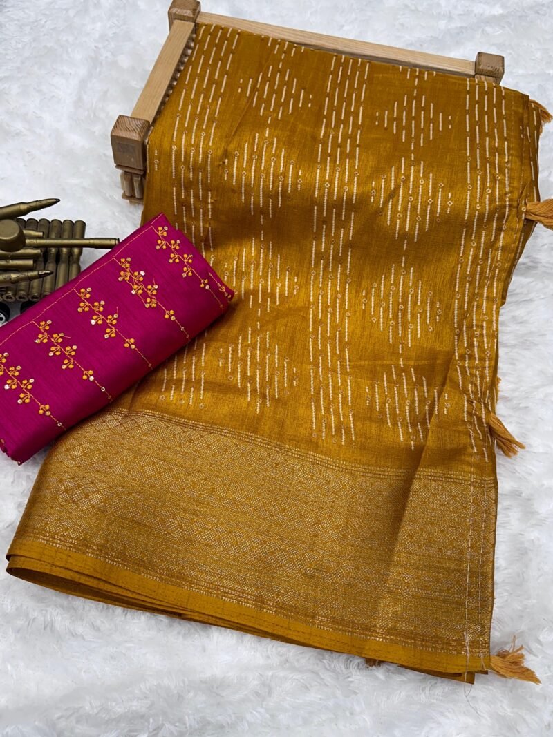 Muslin cotton Saree