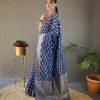 Pure linen cotton saree