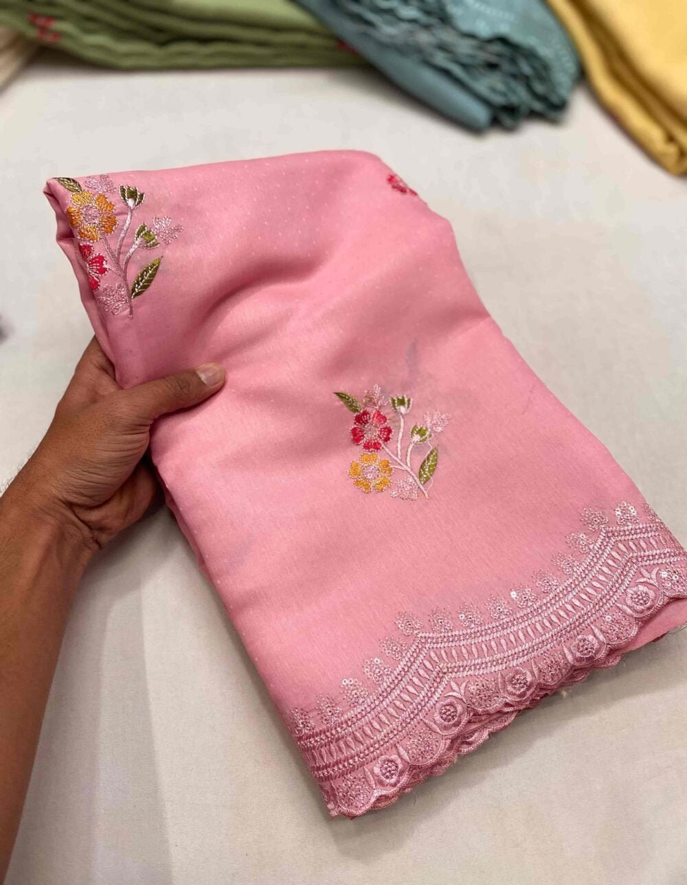 Tussar Cotton dobby sarees