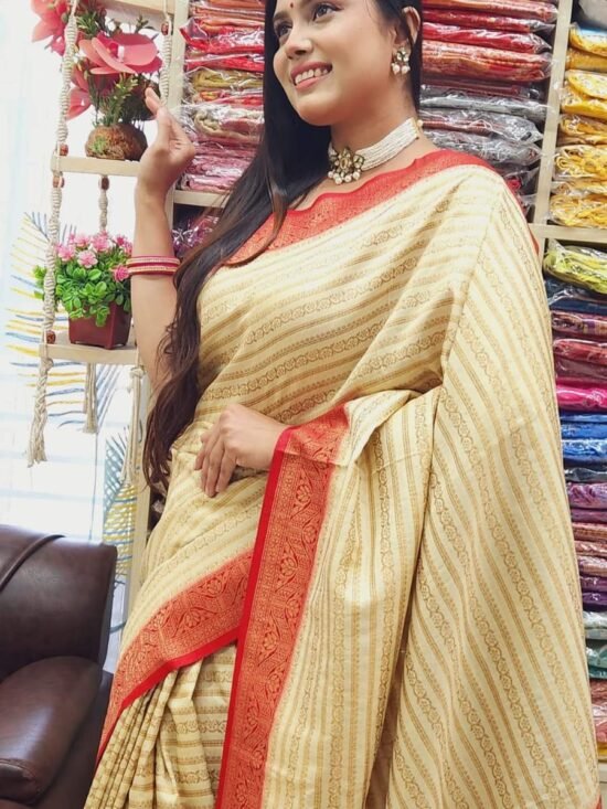 Benarosh silk katan saree