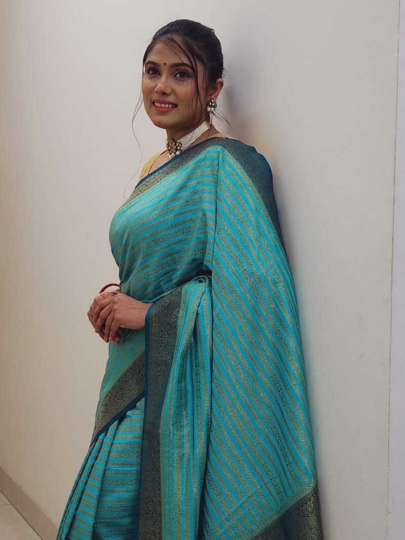 Benarosh silk katan saree